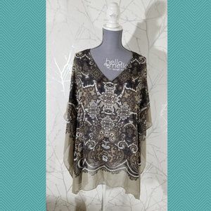 Michael Michael Kors Persian Rug Flowy Beach Cover Fairy Y2K